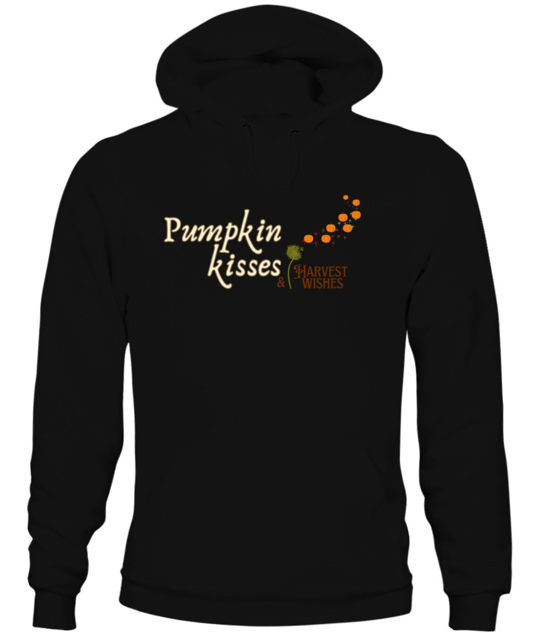 Pumpkin Kisses & Harvest Wishes - Unisex Hoodie | Bella + Canvas 3719