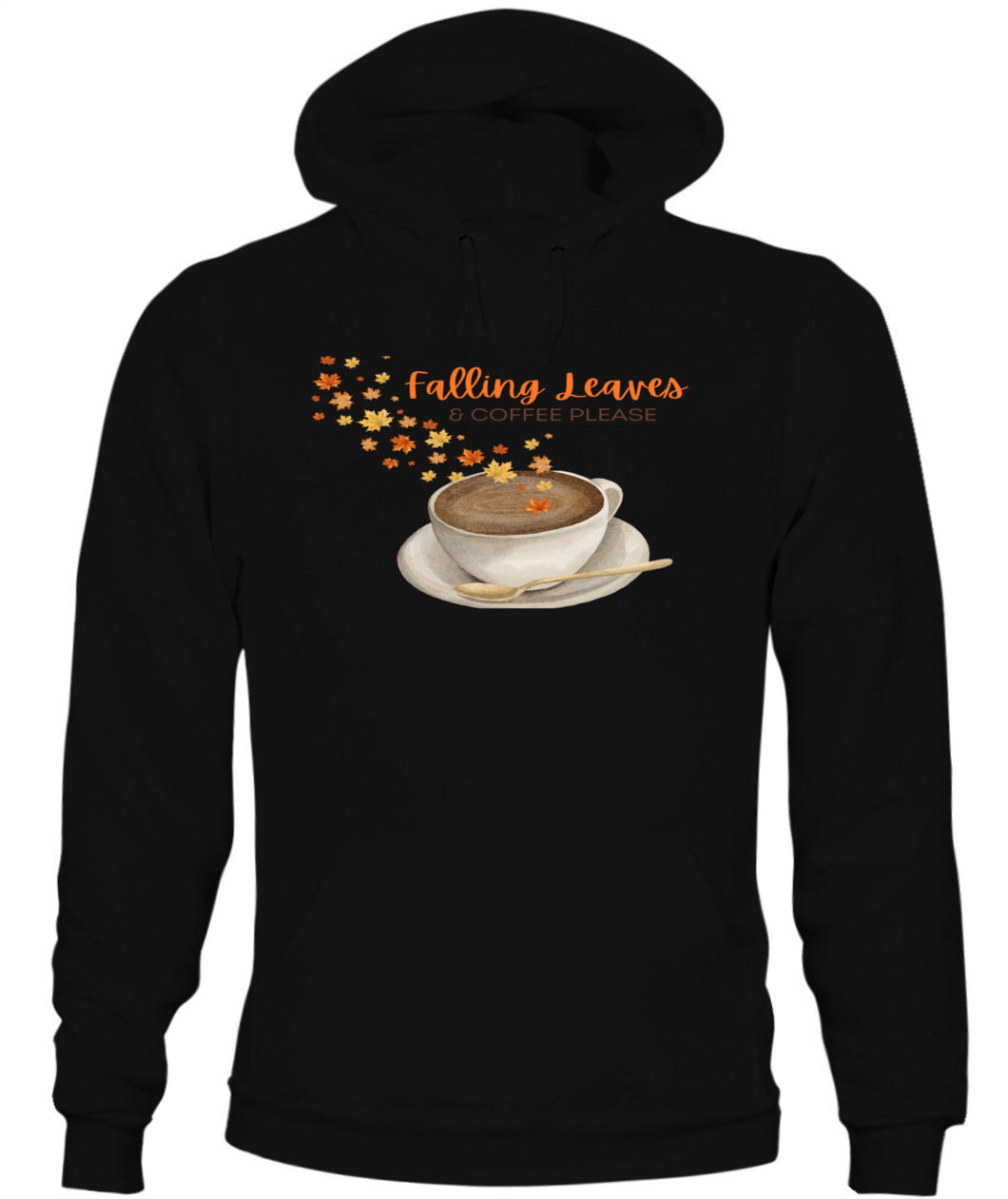 Falling Leaves & Coffee Please - Unisex Hoodie | Bella + Canvas 3719