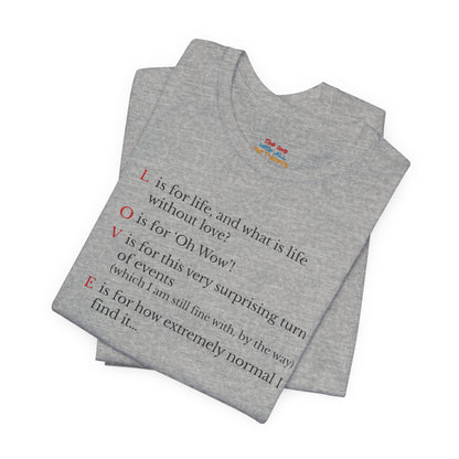 L is For Life Quote T-Shirt – Ross Inspired