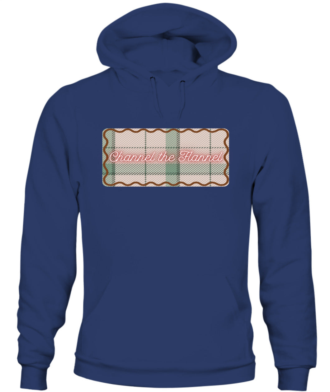 Channel the Flannel - Unisex Hoodie | Bella + Canvas 3719