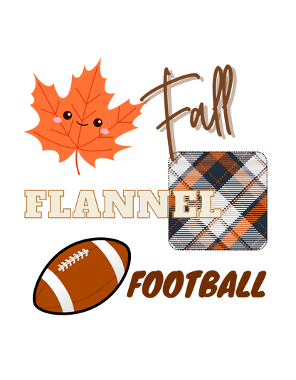 Fall - Flannel - Football | Unisex T-Shirt | Bella + Canvas 3001