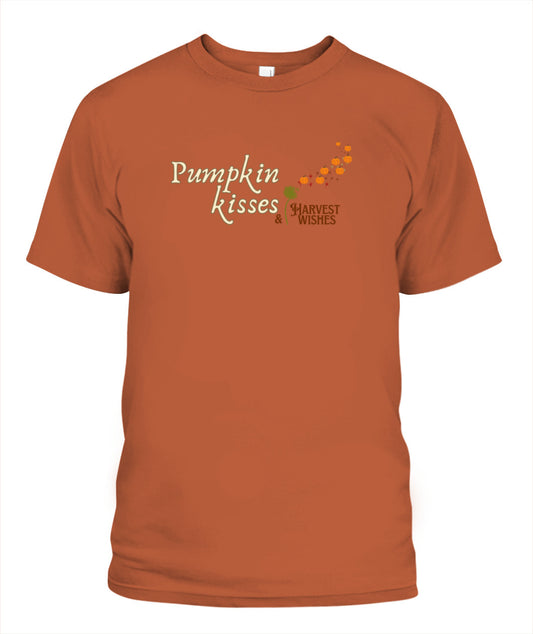 Pumpkin Kisses & Harvest Wishes - Unisex T-Shirt | Bella + Canvas 3001