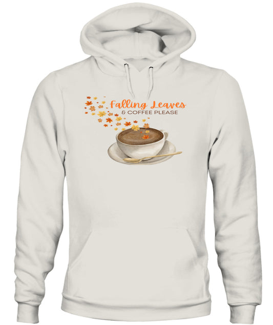 Falling Leaves & Coffee Please - Unisex Hoodie | Bella + Canvas 3719