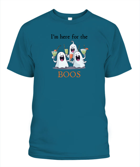 Halloween - Here for the Boos - Unisex T-Shirt | Bella + Canvas 3001