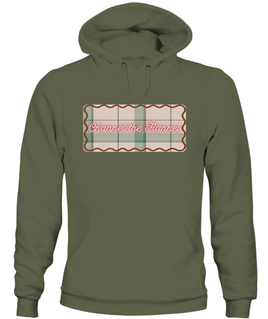 Channel the Flannel - Unisex Hoodie | Bella + Canvas 3719