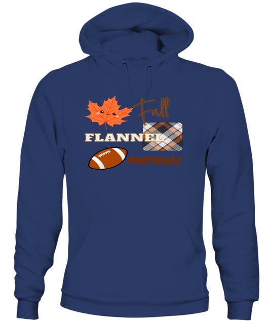 Fall - Flannel - Football | Unisex Hoodie | Bella + Canvas 3719