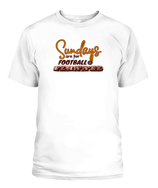 Sundays are for Football & Flannel - Unisex T-Shirt | Bella + Canvas 3001