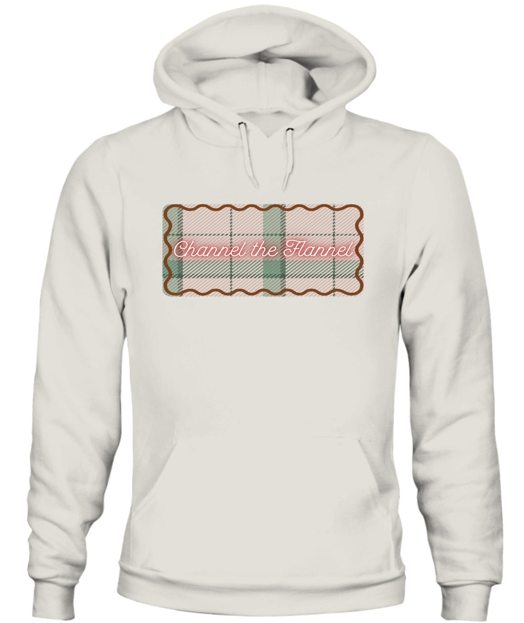 Channel the Flannel - Unisex Hoodie | Bella + Canvas 3719